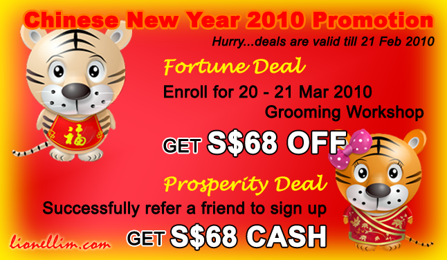 Chinese New Year Promotion For Grooming Workshop