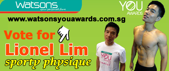 Watsons YOU Awards 2010 Sporty Physique – Vote for Lionel