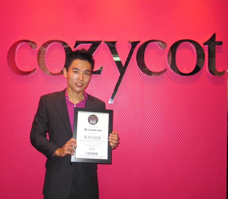 Singapore’s 100 Most Loved Beauty Professionals Award By Cozycot