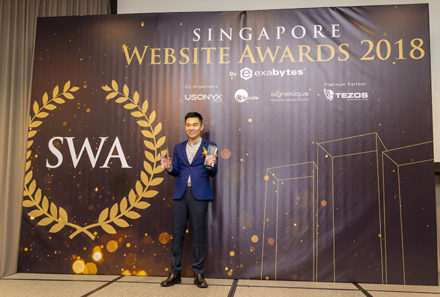 Singapore Website Awards Winner Lionel Lim
