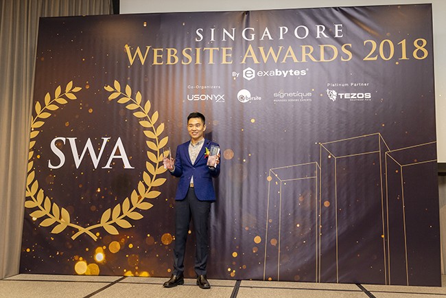 Singapore Website Awards Winner Lionel Lim